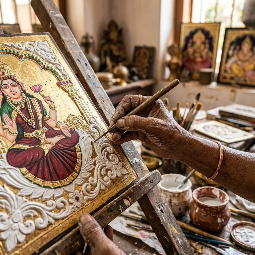 The Alchemy of Gesso: How Mukk Paste Creates 3D Divinity