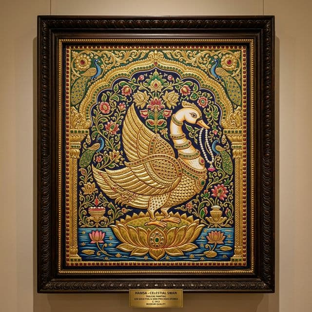 Hamsa: The Celestial Swan