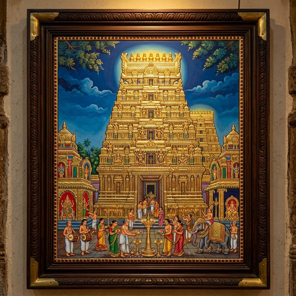 The Sacred Temple Gopuram